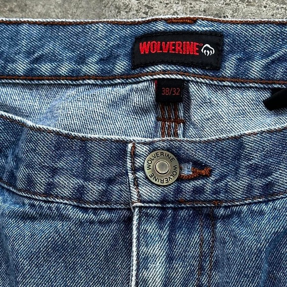 Y2k WORKWEAR SKATER CARHARTT STYLE WOLVERINE BAGGY CARPENTER SIZE 38x30 - Picture 4 of 4